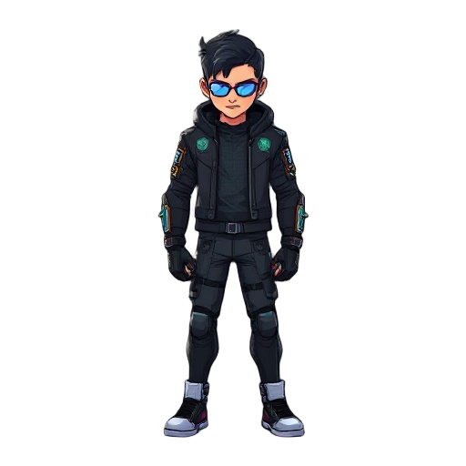quero que seja um personagem cyberpunk