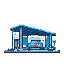 fait un arrière plans de station de lavage automobile 