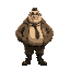 an overweight detective punk
