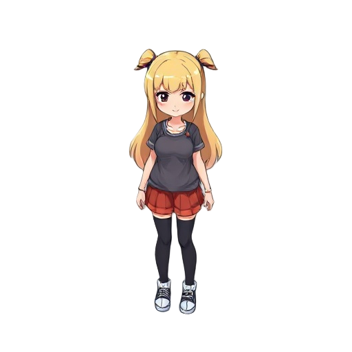 anime girl blondie 