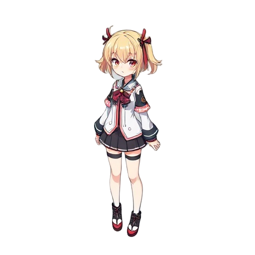 a anime girl blondie genshin impact like