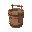 water bucket wooden old