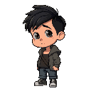 make an 11 year old child with dark hair, fair skin, urban clothes and a tired and depressed and tired look and do it sideways
