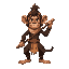 a monkey warrior like wukong with a staf