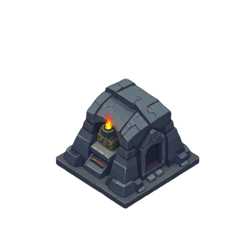 pixelated iron mine 