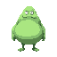 a giant slob of slime funny looking cartoony