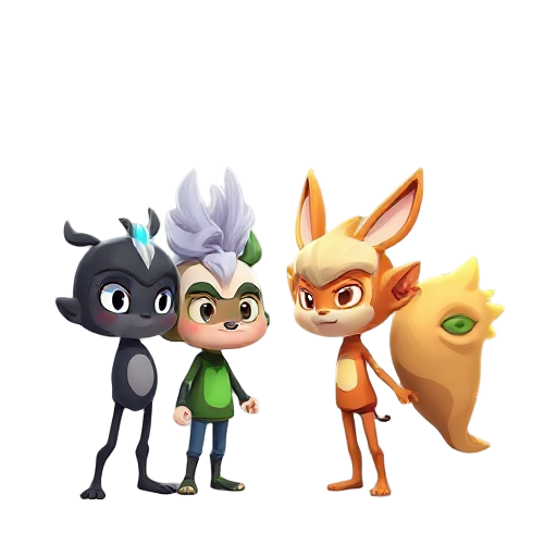 faça 4 avatares pexia art para um jogo 2d. cada um representndo um elemnto: eletricidade, escuridão, luz, natureza