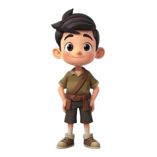 character with a villagers shirt