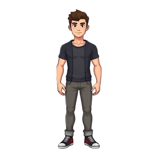 male body (template) sprite front view