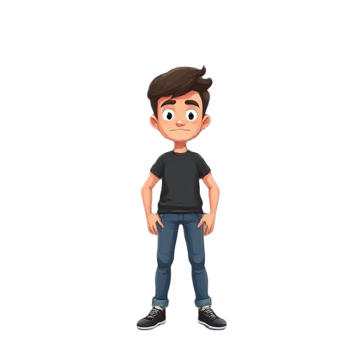 male body (template) sprite front view