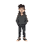 man wearing a hoodie 