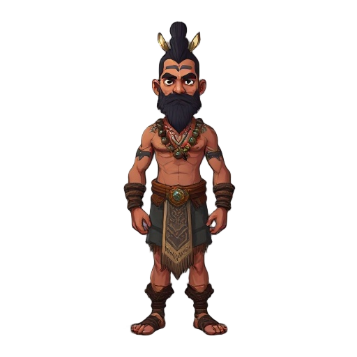 tribal man