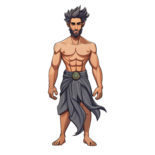 pacific male god of the wind 