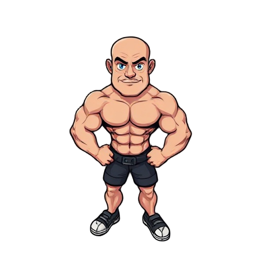 bald bodybuilder