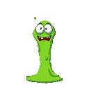 green slime, vertical orientation
