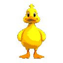 rubber duck main character cute mascot