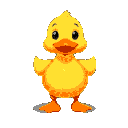  rubber duck main character cute round head no neck