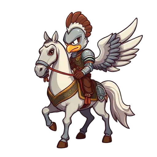 quiero un caballero con armadura tipo falcon, y que tenga mucha relacion al video juego mmorp llamado tibia