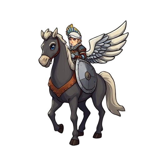 quiero un caballero con armadura tipo falcon, y que tenga mucha relacion al video juego mmorp llamado tibia