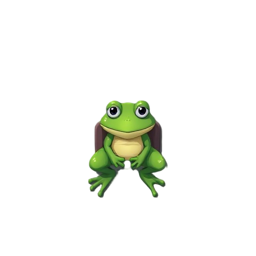 frog top down view, seat, enemie frog