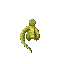 snake seen from above like in snake game