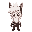 crie um personagem com o tom de pele pardo com olhos azuis com cabelos um pouco longos e com roupas de assasino