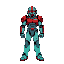 style of snes samus taking influence from the prime light suit and the star wars red guard 