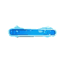 health bar for a video game, ice-style with sparkling, crystalline textures, frosty and blue-reflected, evoking the antarctic. beautiful, readable, immersive, and functional for gameplay.