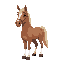 horse sidescroller style