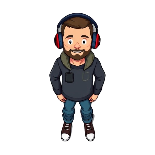 dj man with headphone