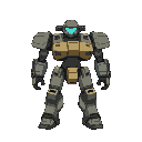 sprite of a mech without a head, torso resembles tank