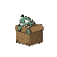 zombie pvz biting the corner of a box