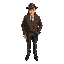 1940's young 27 years old detective 