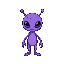 cute purple alien sprite