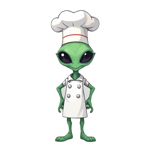an alien chef
