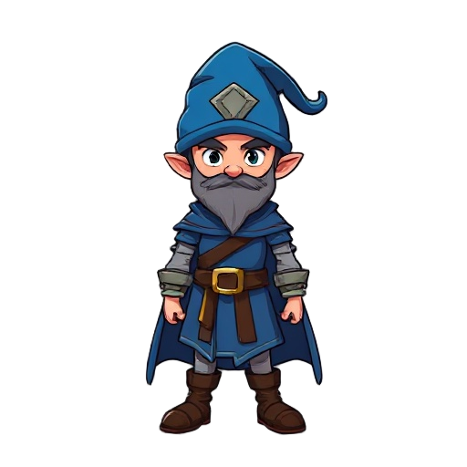 mage with a blue cap