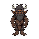 a troll, accurate to it's depictions in scandinavian folklore.