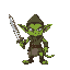 goblin holding a sword
