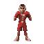 boxer with red pants