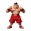 boxer with red pants