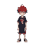 akashi seijuro from kuroko no basket red hair heterochromatic eye
