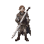 male paladin with greatsword