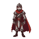 male paladin, sprite for jrpg