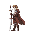 male paladin with greatsword. turn right