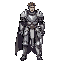 male paladin, sprite for jrpg