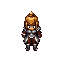 female barbarian in the style of final fantasy
