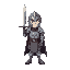 knight with sword