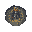 top view on underground mining drill with large bit