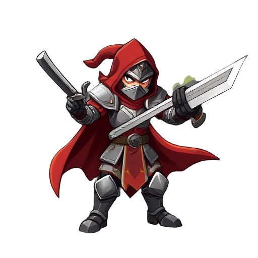 faça uma arte de personagem de rpg, um cavaleiro de armadura completa cinza e capa marrom, usando uma espada de duas mãos  dourada, lutando contra um orc que usa um machado. em um circulo de fogo