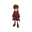 make a topdowncharacter like a magic student with red clothes